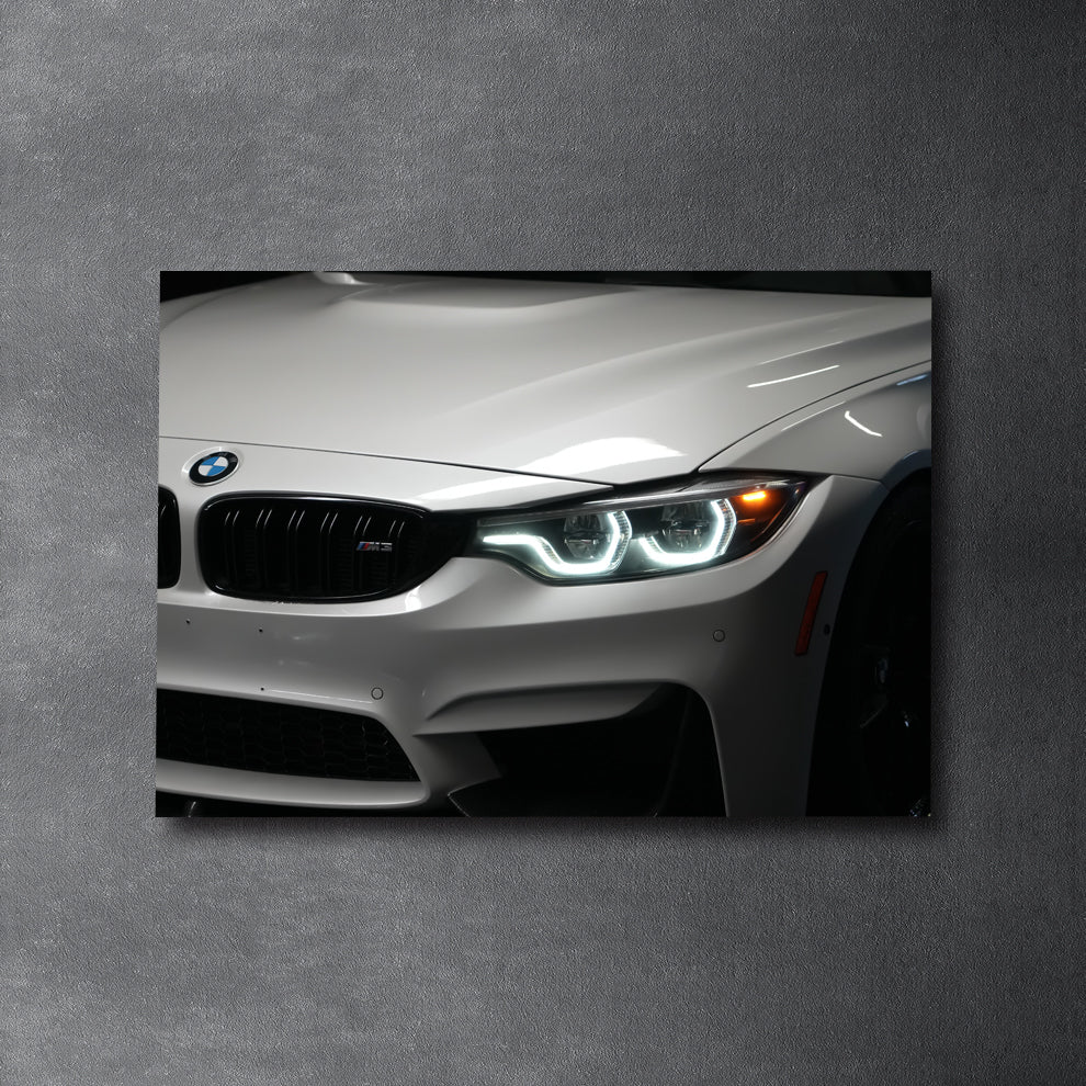 BMW M4 F82 - Neon Poster Plexiglass