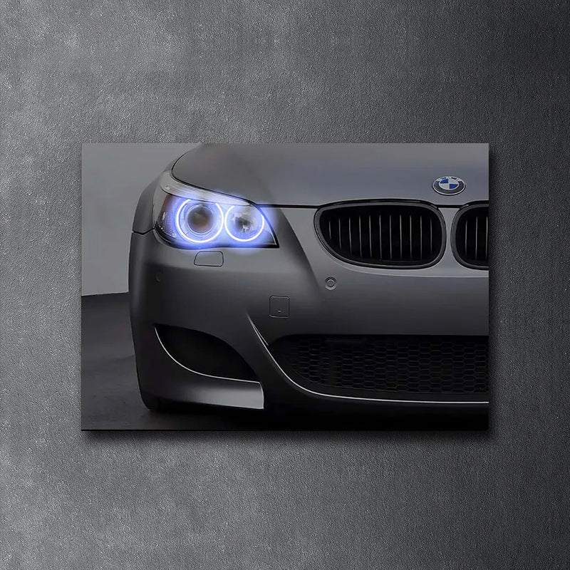 BMW M5  E60- Neon Poster plexiglass