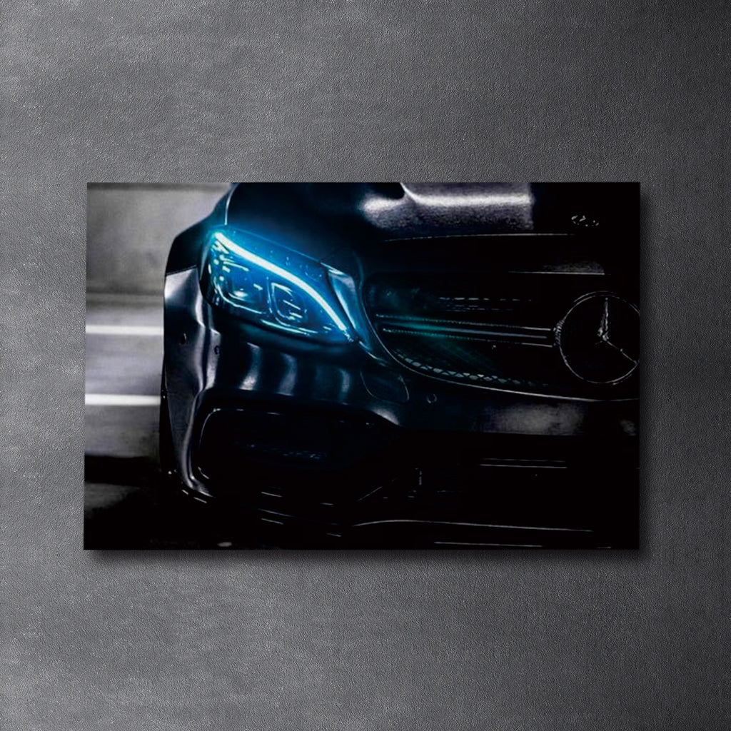 MERCEDES-AMG C 63 - Neon Poster plexiglass