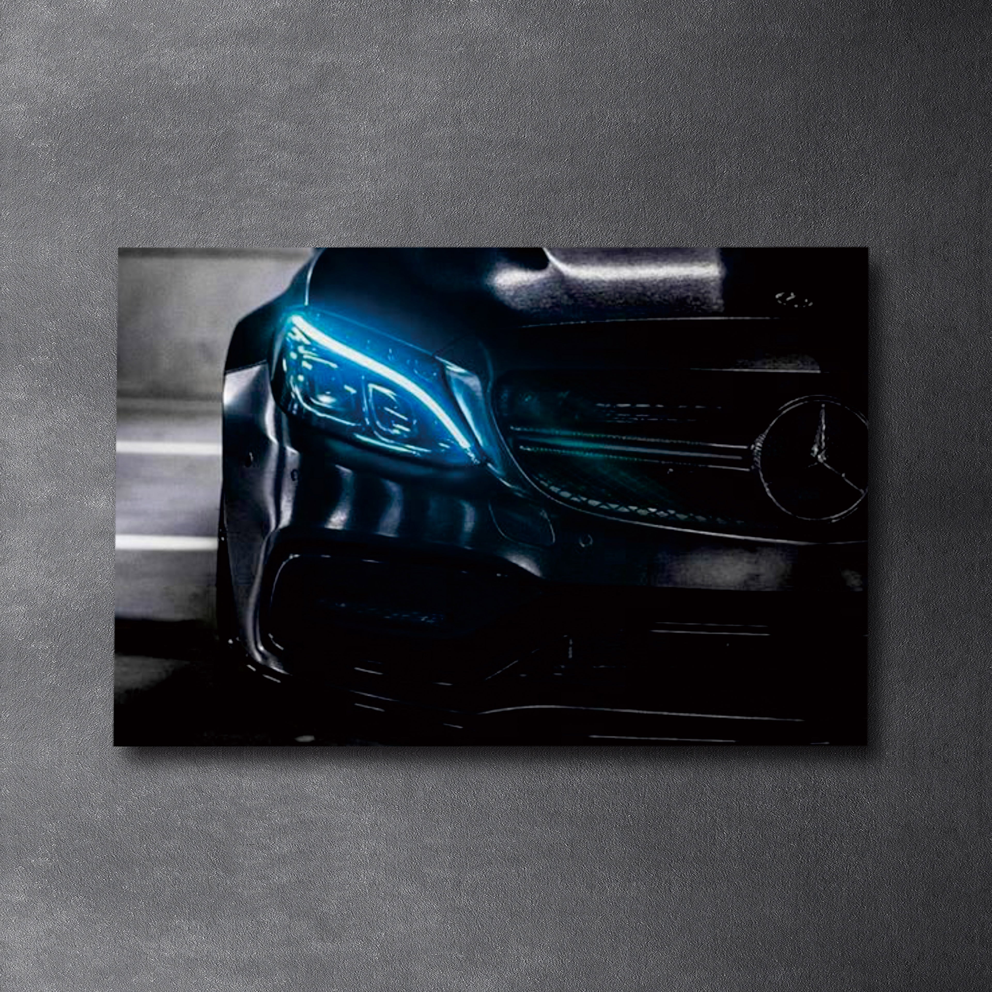 MERCEDES-AMG C 63 - Neon Poster plexiglass