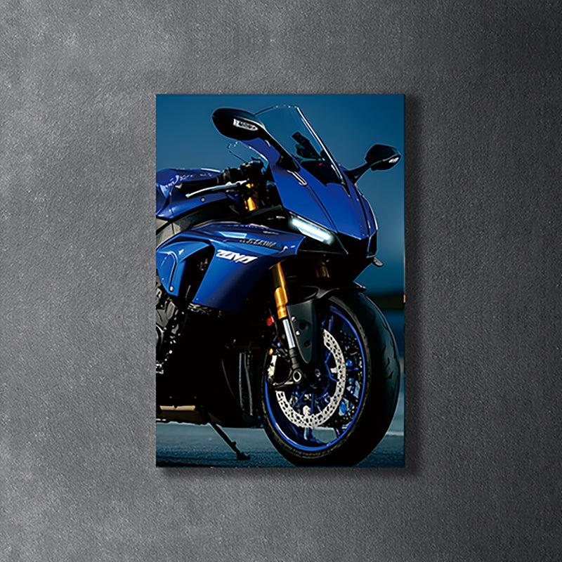 YAMAHA R1 - Neon Poster plexiglass