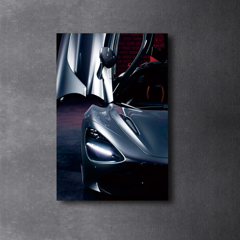 MCLAREN 720S - Neon Poster plexiglass