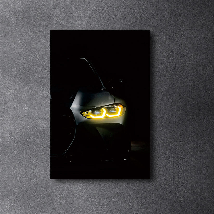 BMW M4 - Neon Poster Plexiglass