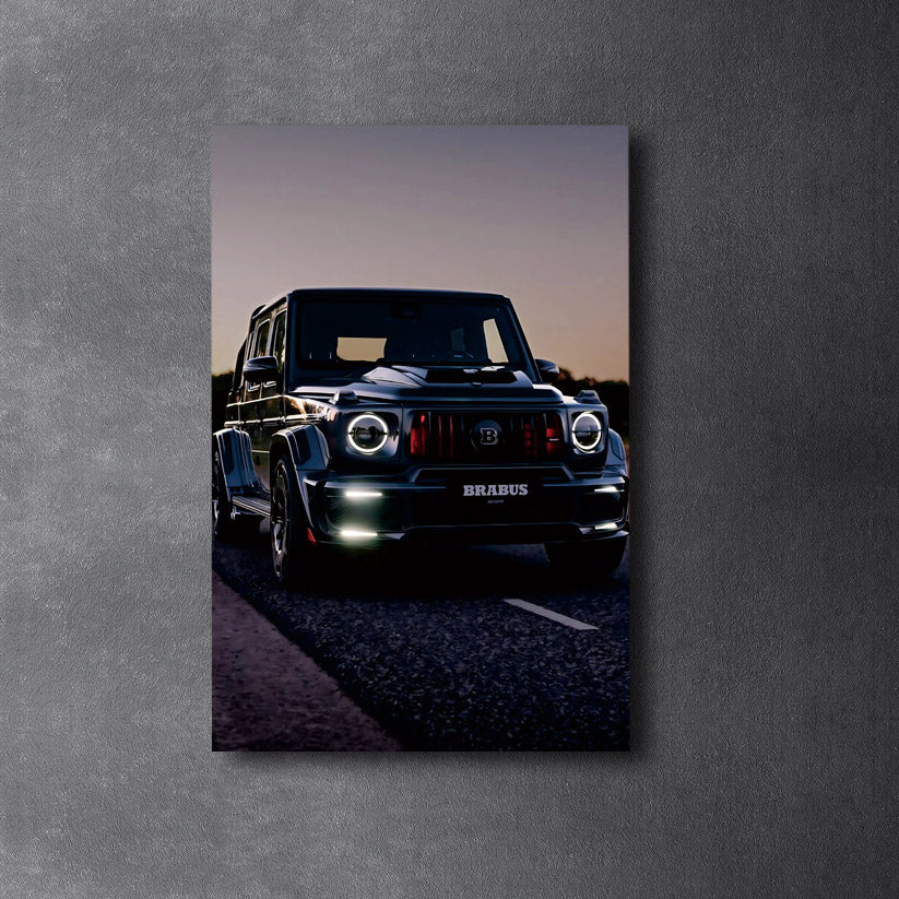 BRABUS G-CLASS - Neon Poster plexiglass
