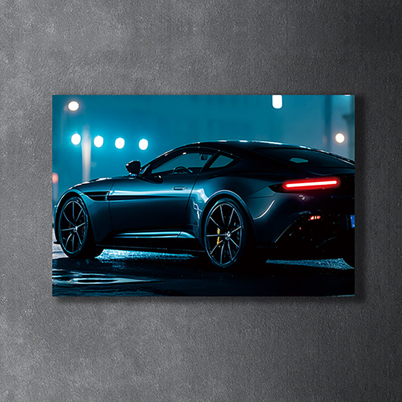 ASTON MARTIN DB11 -  Neon Poster Plexiglass