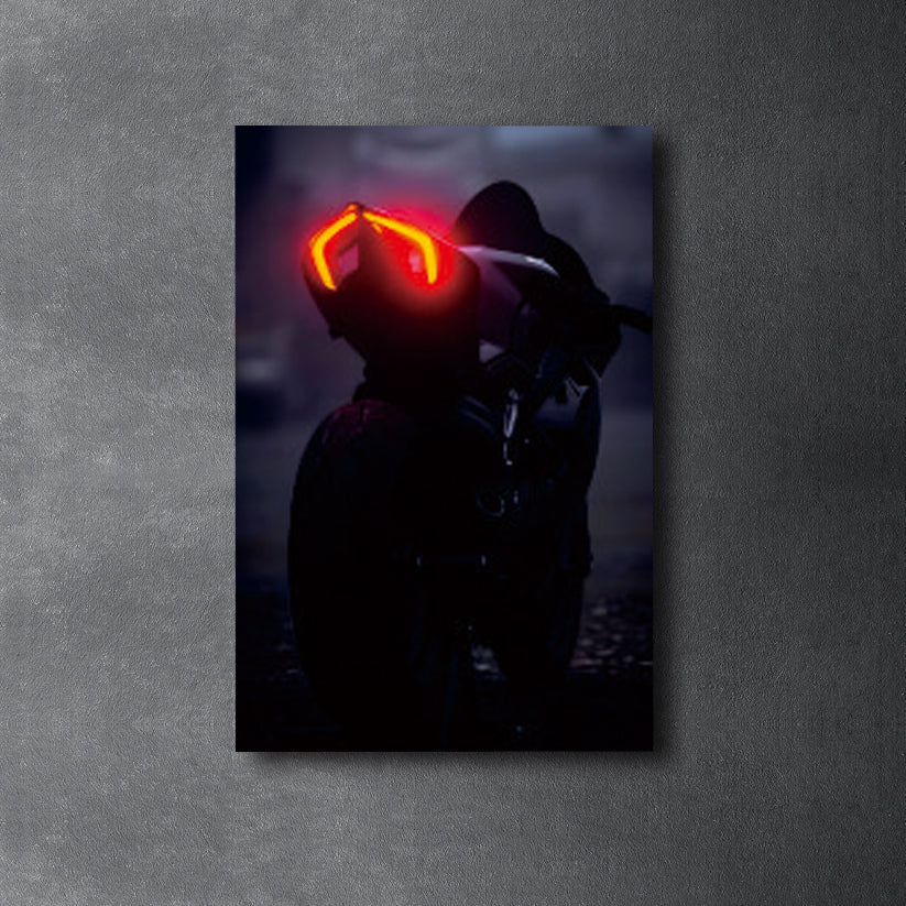 DUCATI PANIGALE V4 - Neon Poster plexiglass