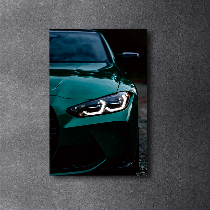 BMW M4 - Neon Poster Plexiglass