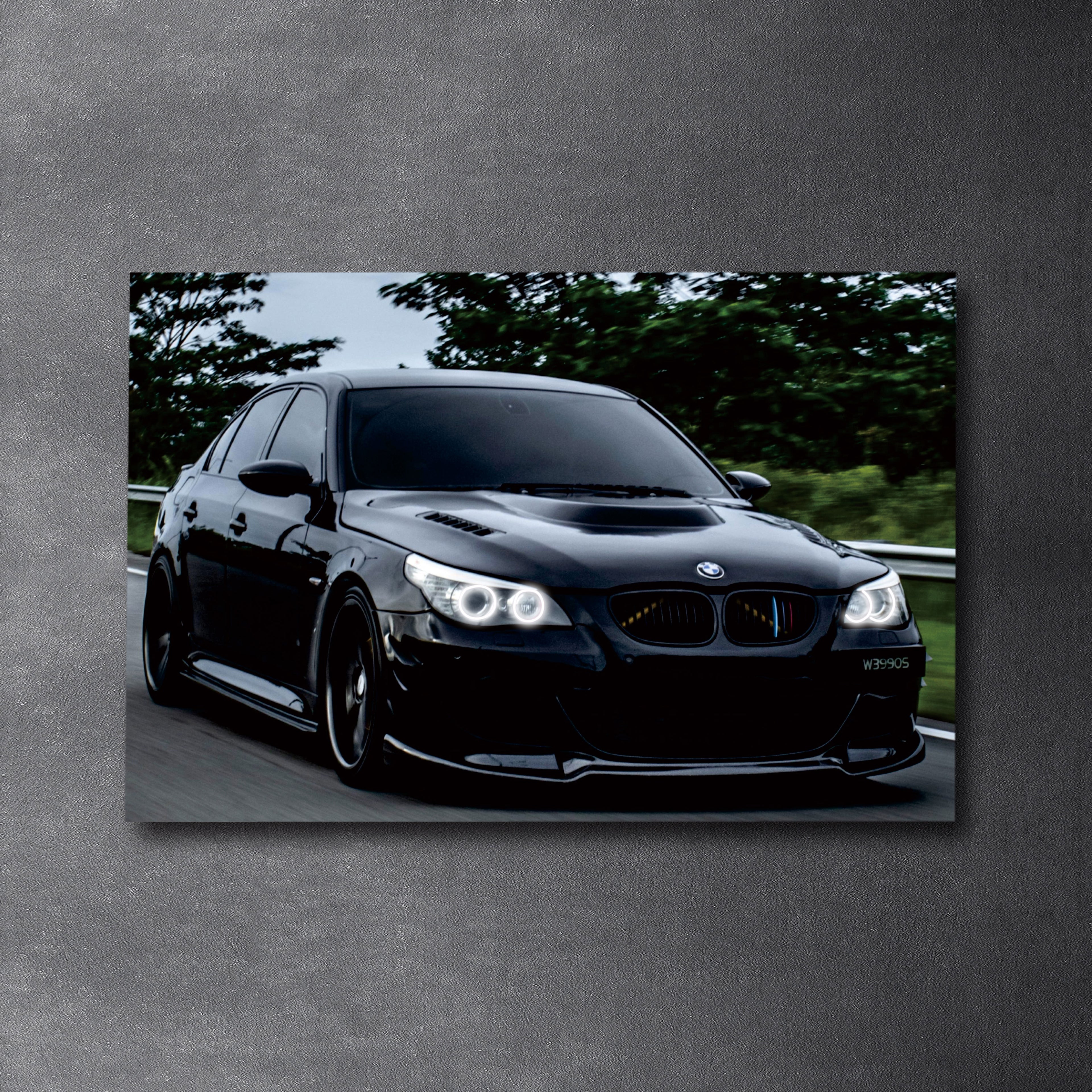 BMW M5 E60 - Neon Poster Plexiglass