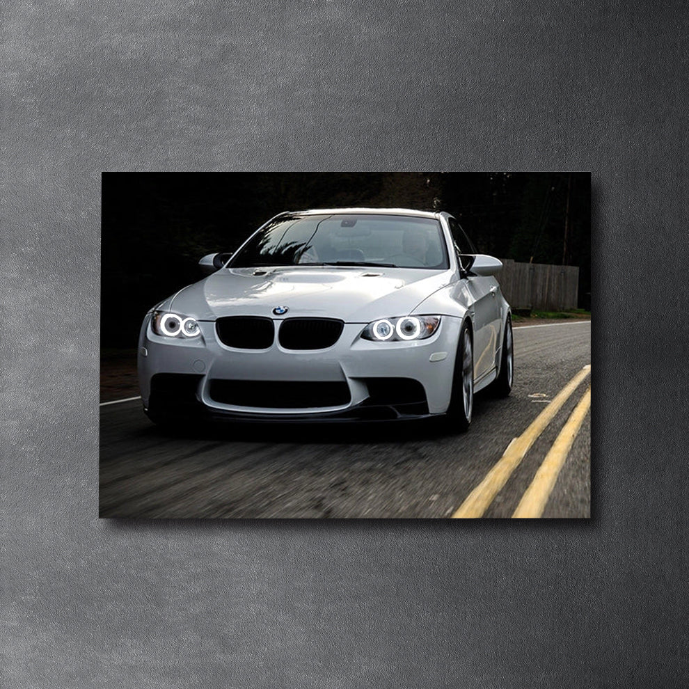 BMW M3 E92 - Neon Poster Plexiglass