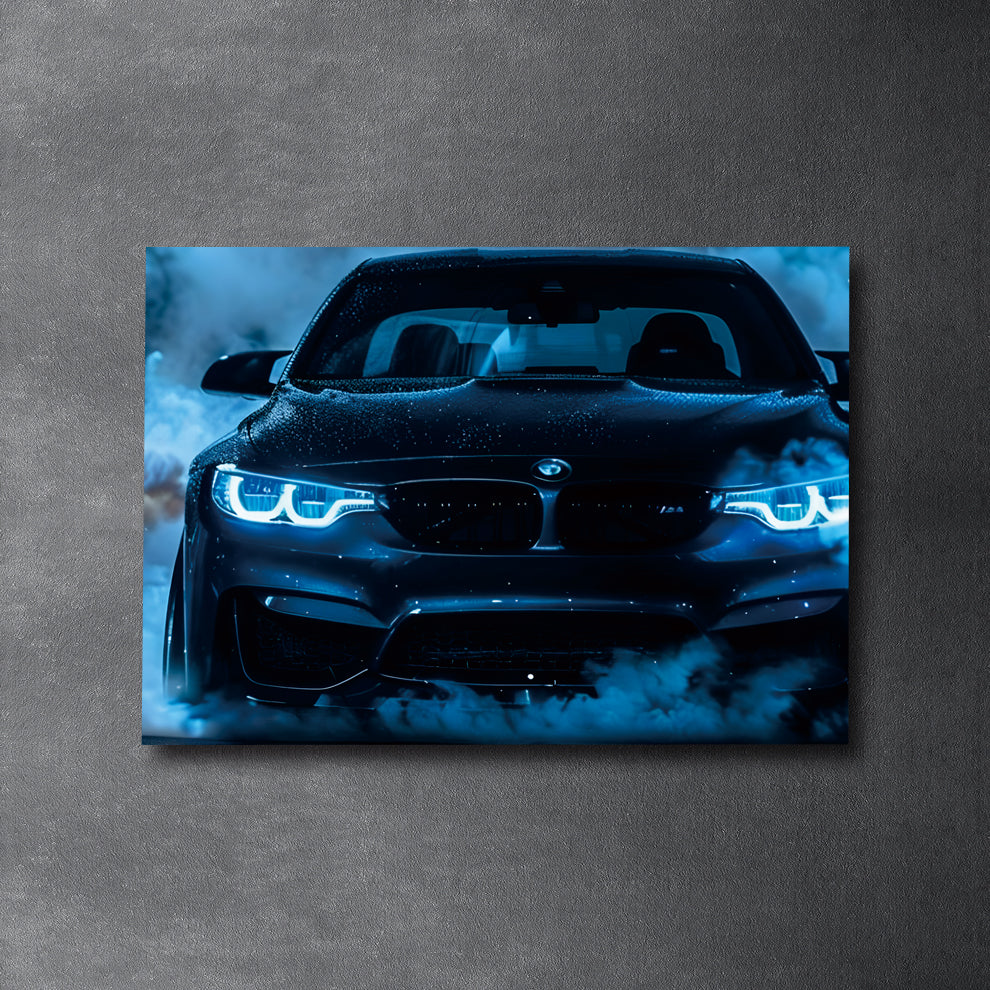 BMW M4 f82 - Neon Poster Plexiglass