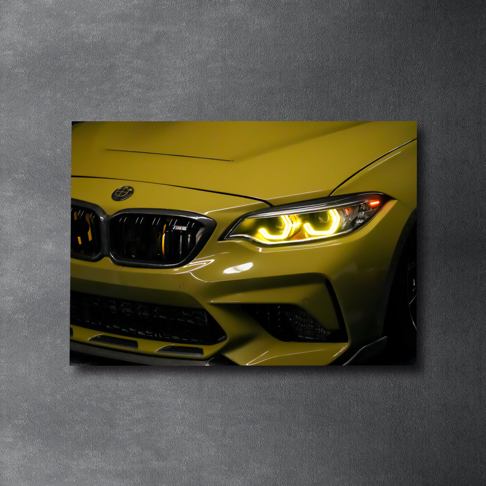 BMW M2 F87- Neon Poster plexiglass