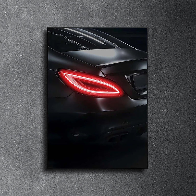 MERCEDES-AMG C 63 - Neon Poster plexiglass