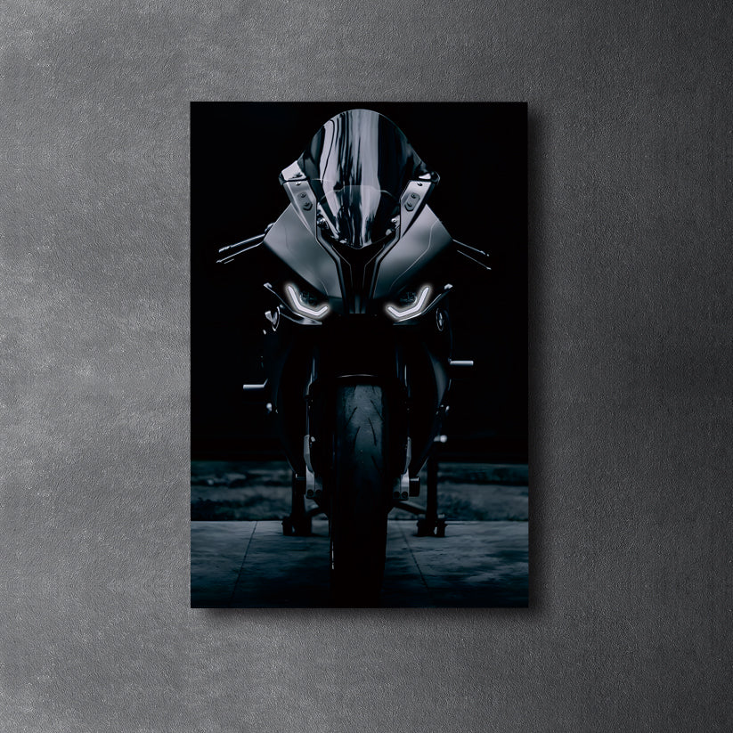 BMW S 1000 RR - Neon Poster plexiglass