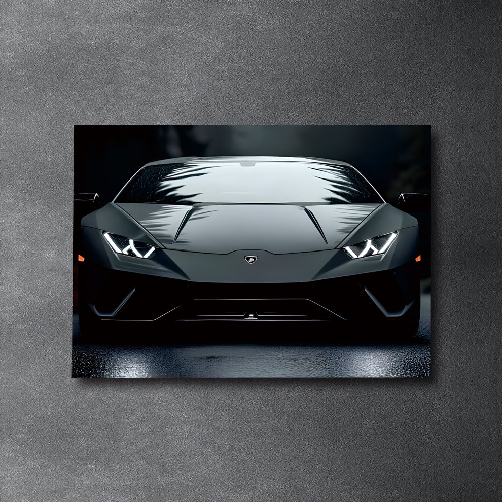 LAMBORGHINI HURACÁN - Neon Poster plexiglass