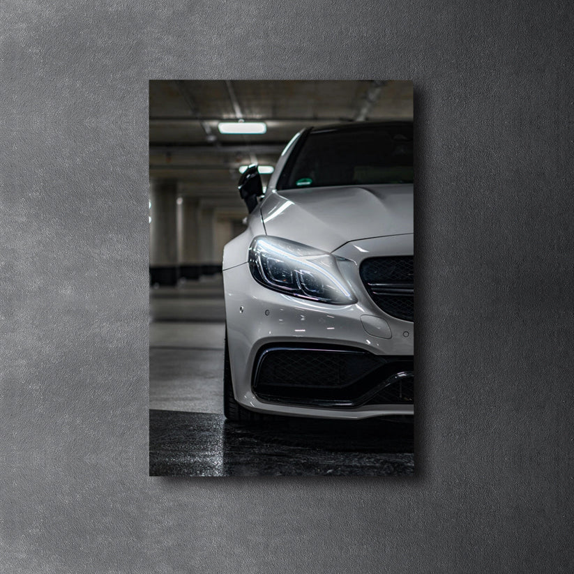 MERCEDES-AMG C 63 - Neon Poster plexiglass