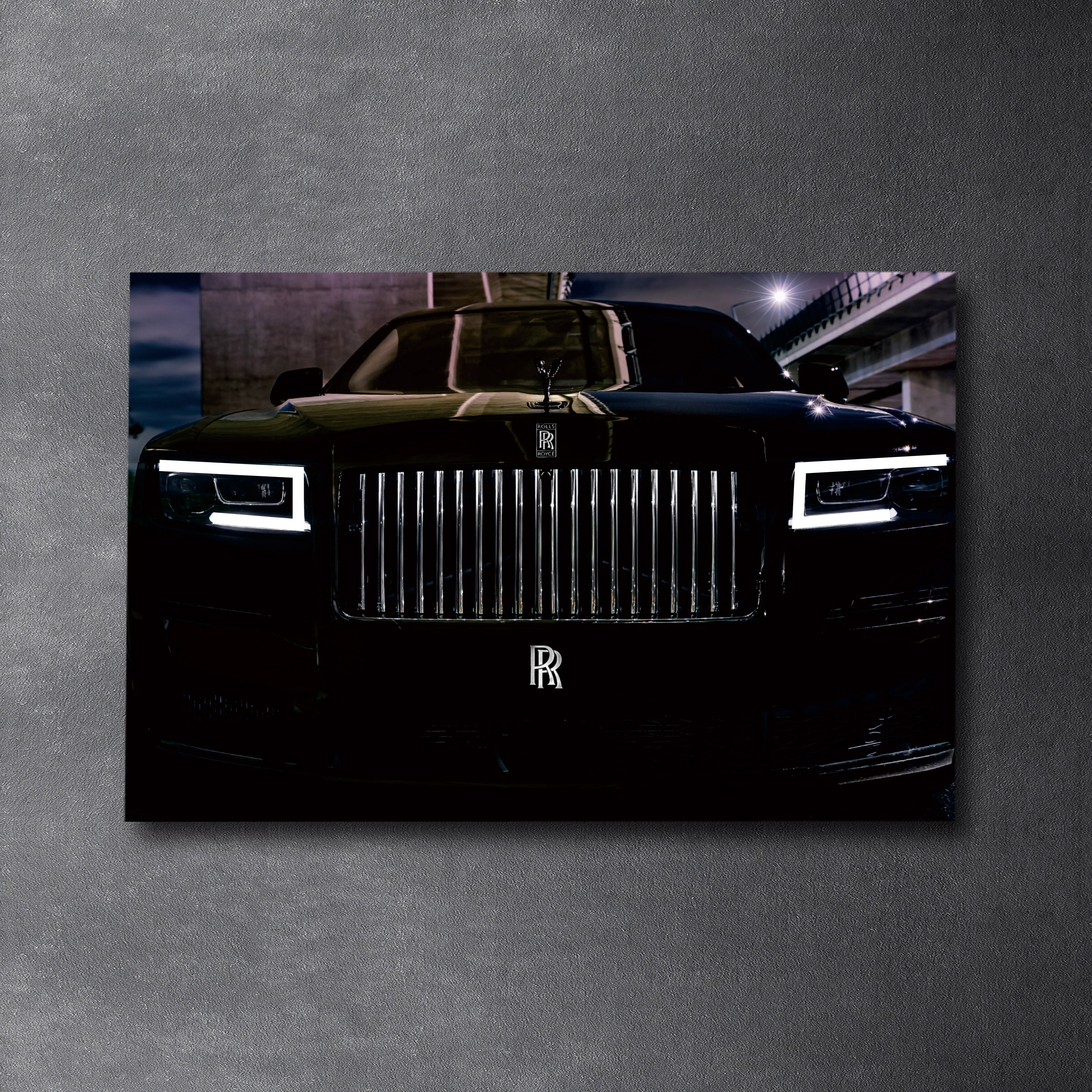 ROLLS-ROYCE CULLINAN - Neon Poster plexiglass