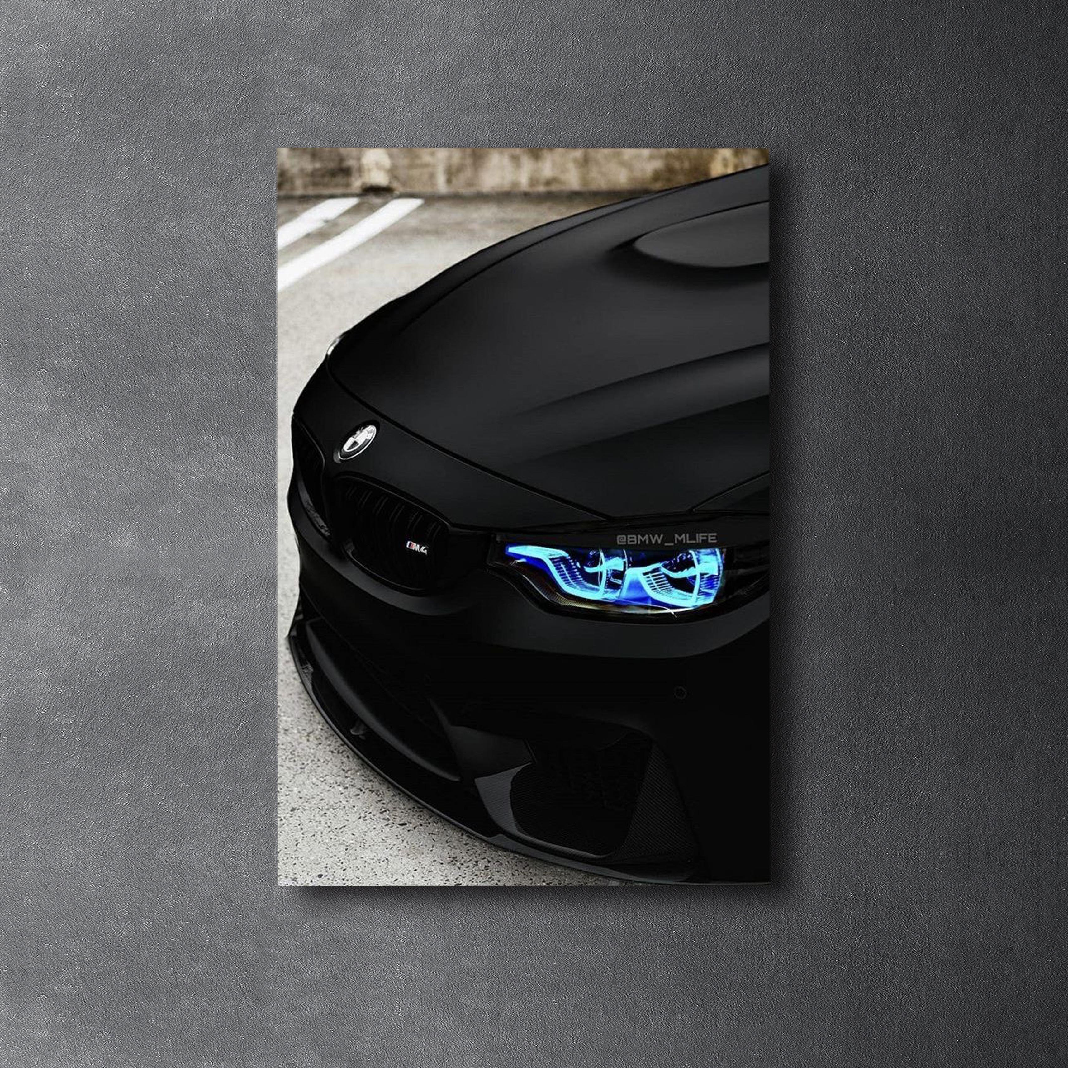 BMW M4  F82- Neon Poster plexiglass